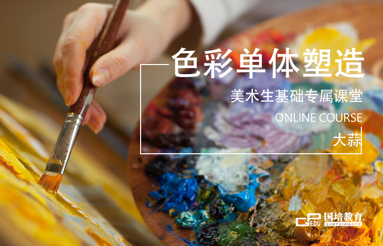 国培线上课程|色彩单体塑造——大蒜